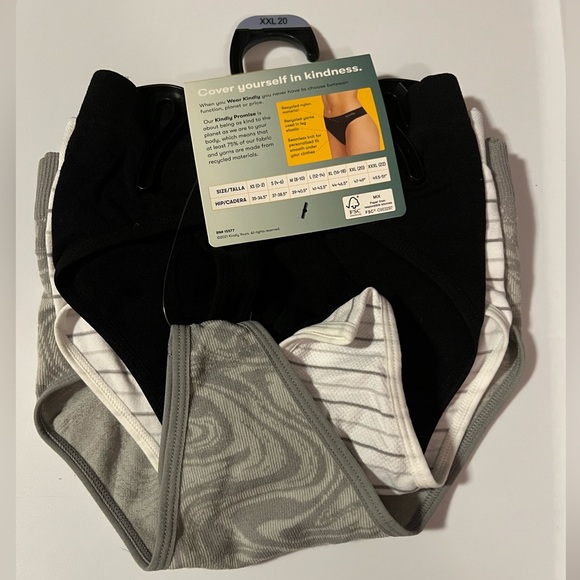 NWT 3 - Pack Seamless Thongs XXXL 22 Kindly Yours - Picture 2 of 4